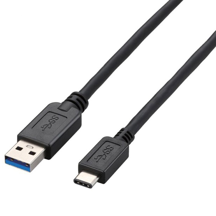 Cáp 2 Đầu USB TypeC 3.1 Elecom USB3-CC10BK - Đen